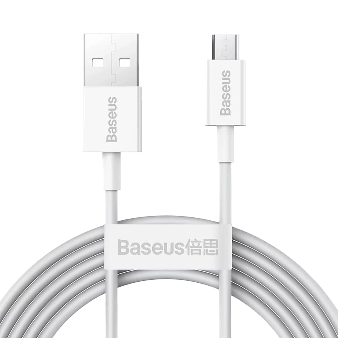 Baseus Superior Series Fast Charging Data Cable USB to Micro 2A 1m White