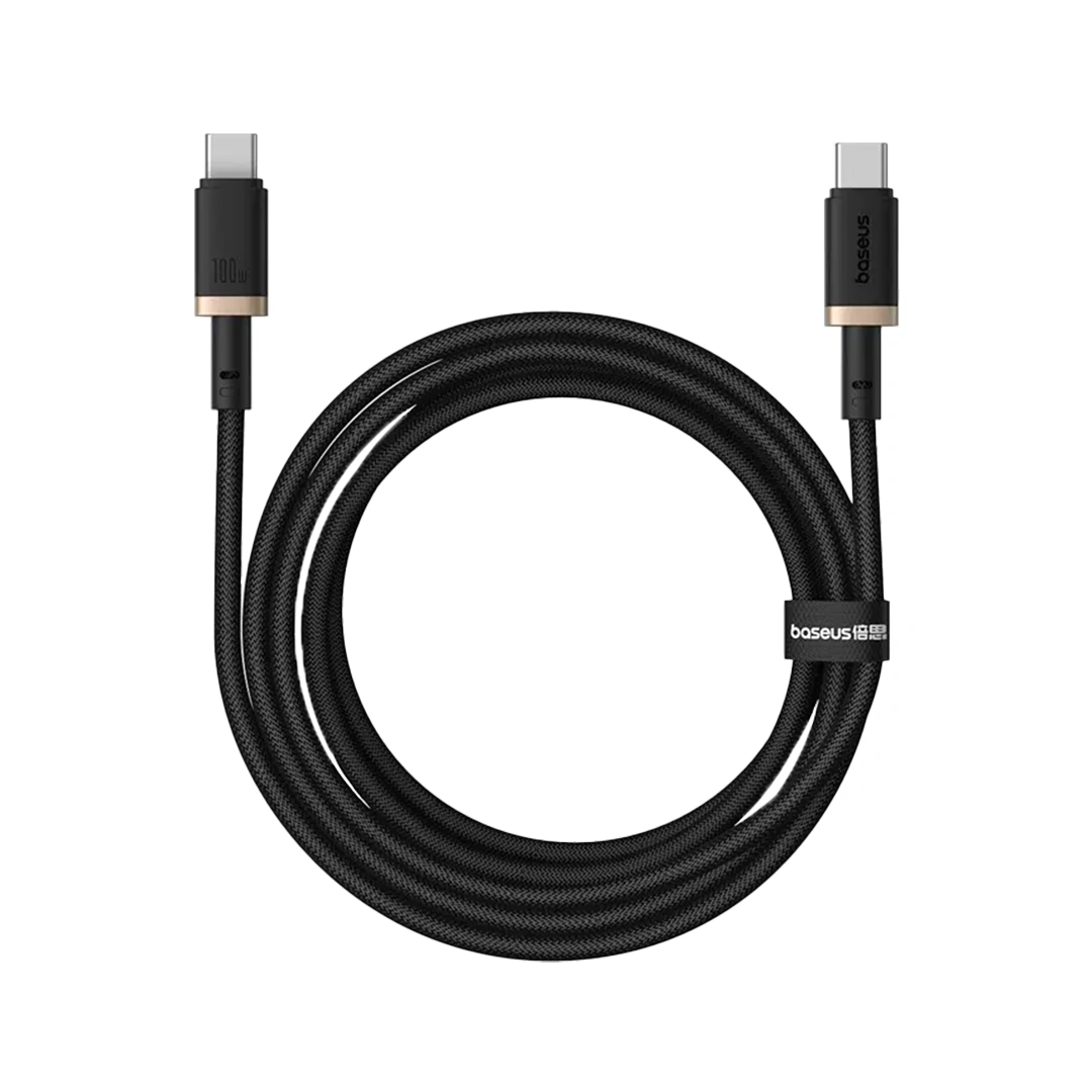 Baseus Dura Series Fast Charging Cable Type-C to Type-C 100W 2m Gold+Black