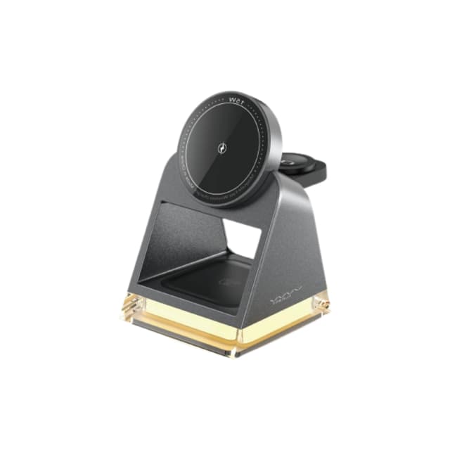 Vyvylabs W30 3 in 1 Wireless Charger 15W (With LED Light)
