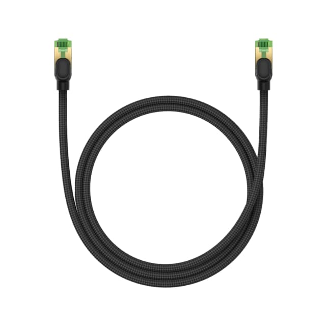 Baseus High Speed CAT8 40Gigabit Ethernet Cable (Braided Cable)3m Cluster Black