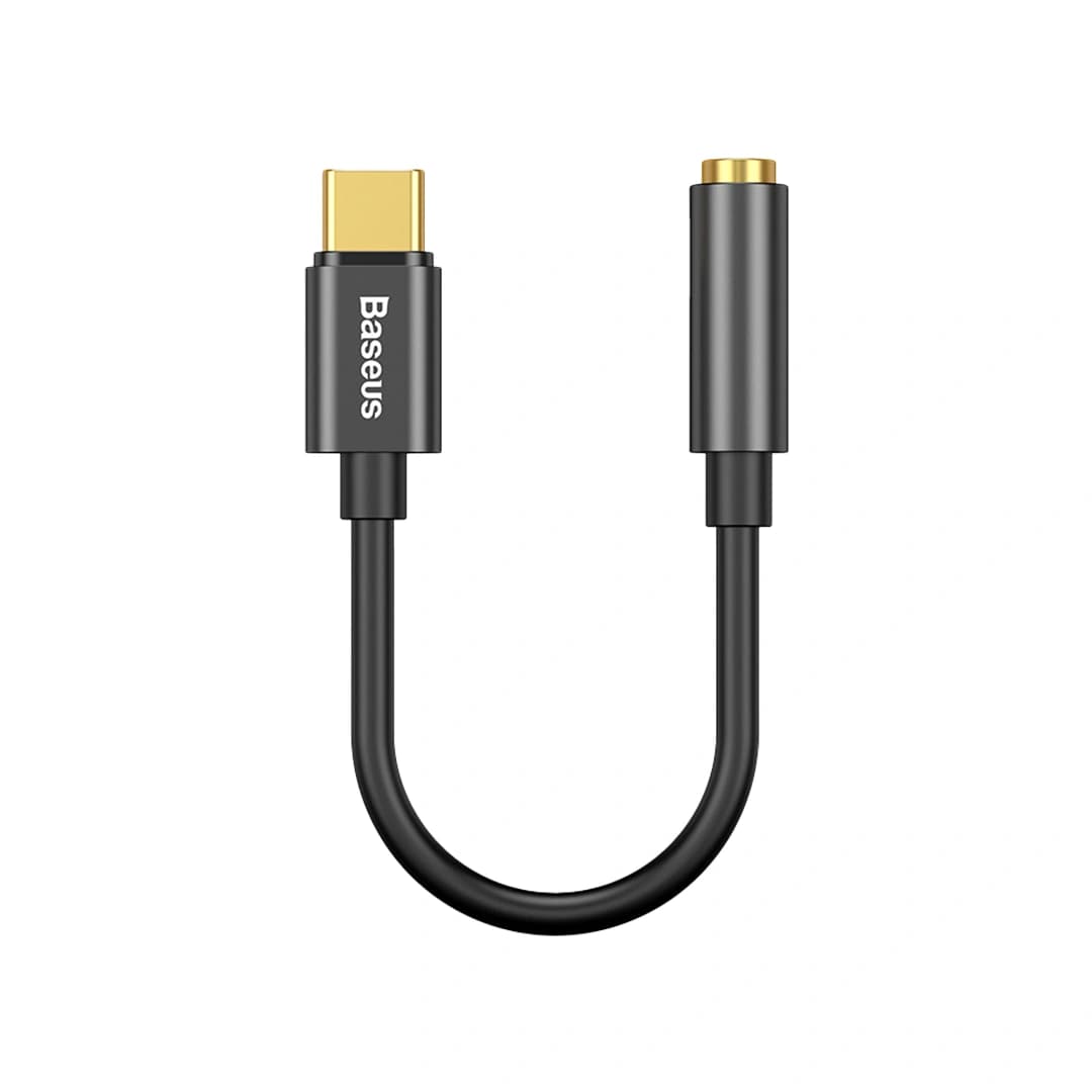 Baseus Type-C Male to 3.5mm Female Adapter L54 Black
