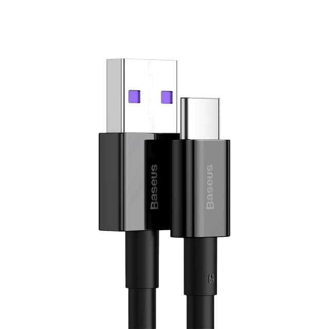 Baseus Superior Series Fast Charging Data Cable USB to Type-C 66W 1m Black
