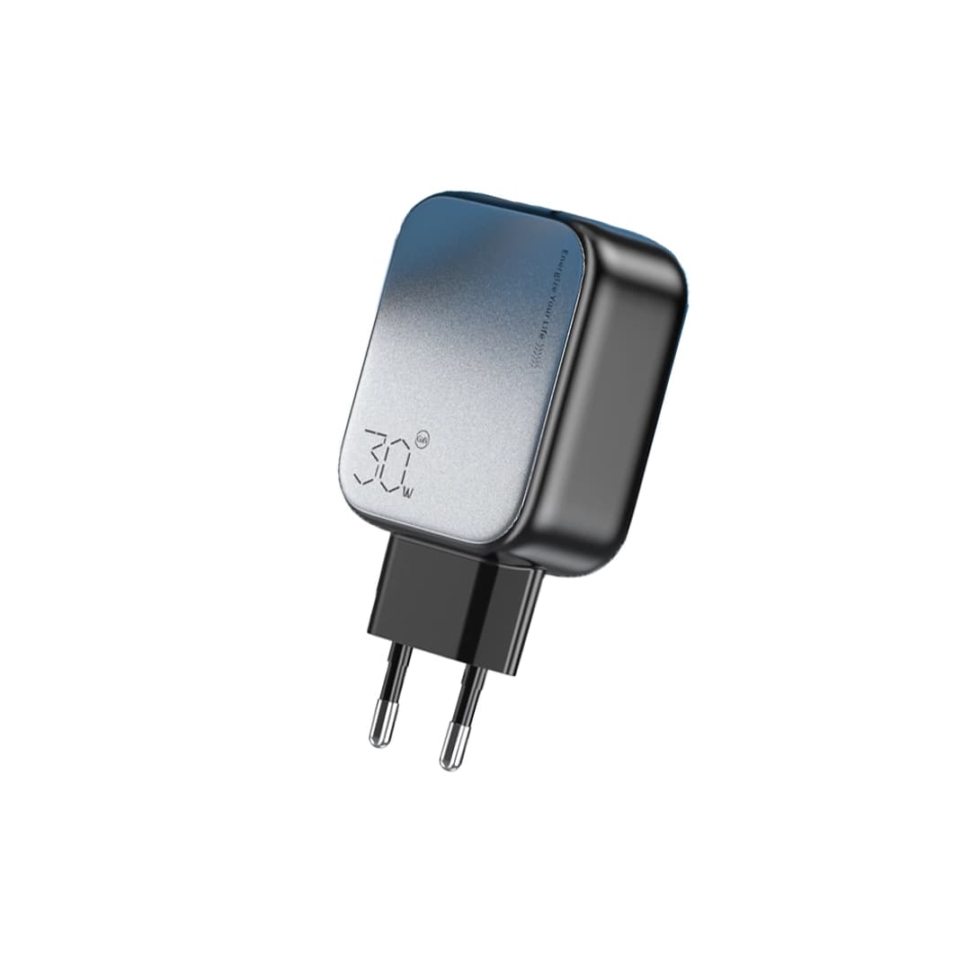 Vyvylabs Swiftshine GaN Fast Charger 30W C (with Retractable C Cable) EU Version White