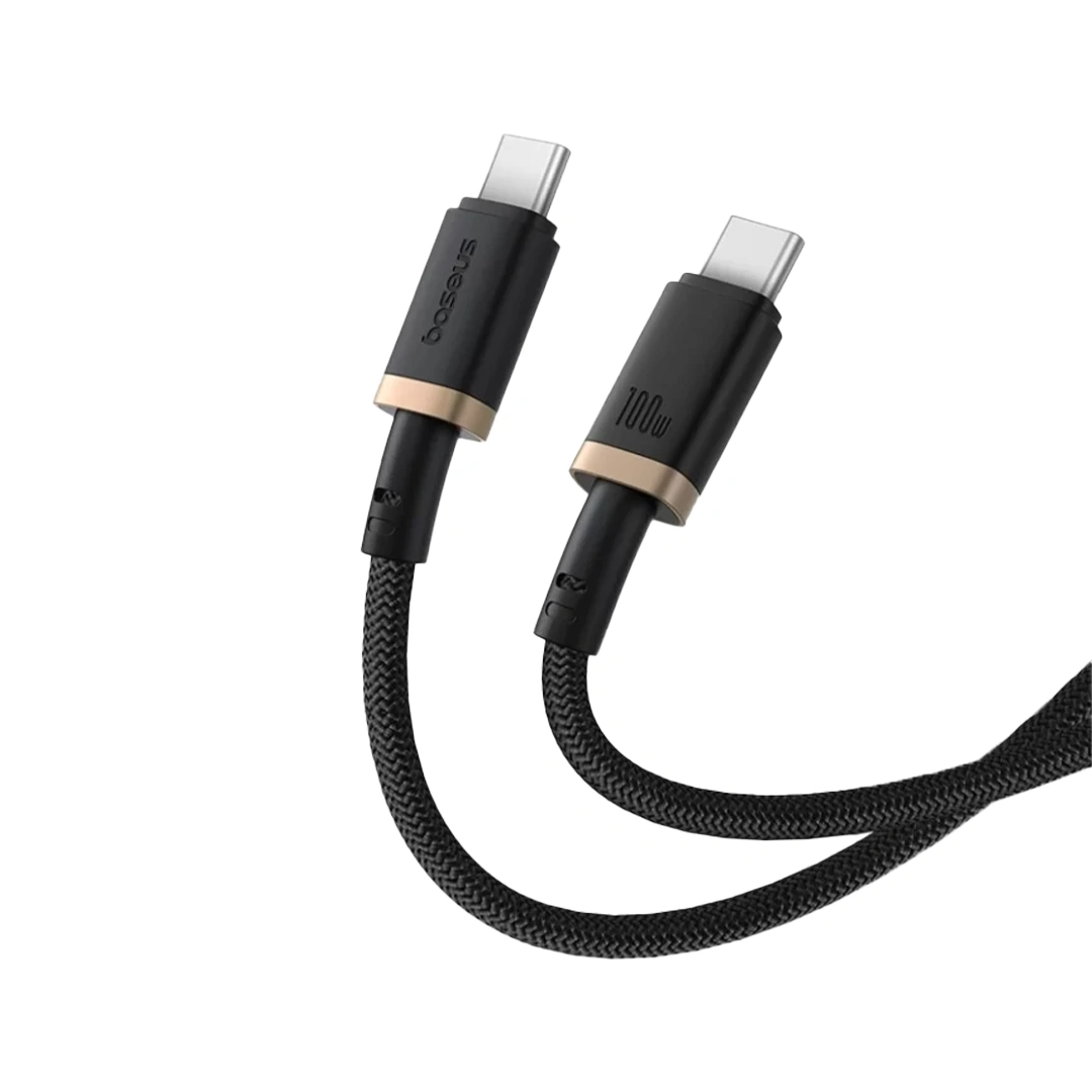 Baseus Dura Series Fast Charging Cable Type-C to Type-C 100W 2m Gold+Black