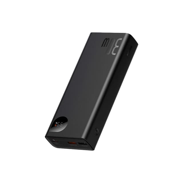 Baseus Adaman Metal Digital Display Fast charge Power Bank 20000mAh 30W （2021  Editon）Tarnish  ( Baseus  Mini White charging  cable Type-C to type-c 60W(20V/3A)  50cm black)