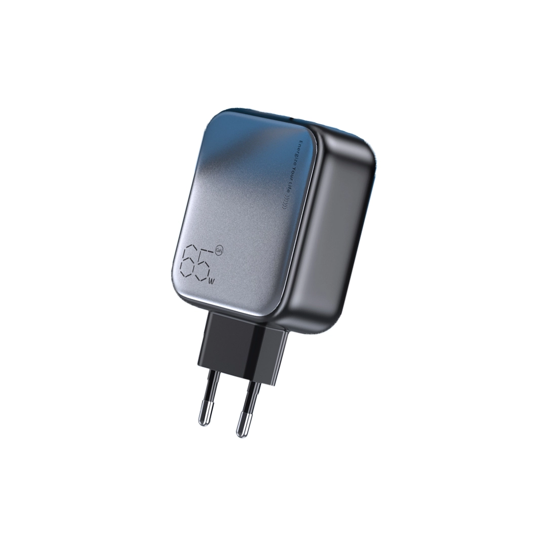 Vyvylabs Swiftshine GaN Fast Charger 65W C (with Retractable C Cable) EU Version